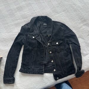 Zara Black Denim Women's Jacket